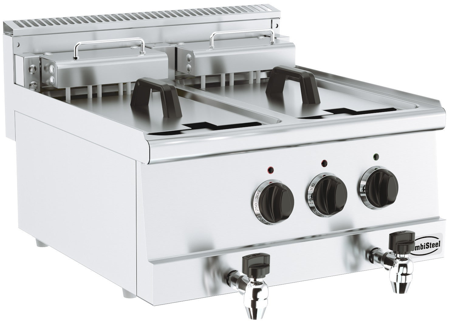 Friteuse électrique 2 x 10 l 15 kW Combisteel - vue 2 - Friteuse à poser électrique pro CHR - Cuistéo