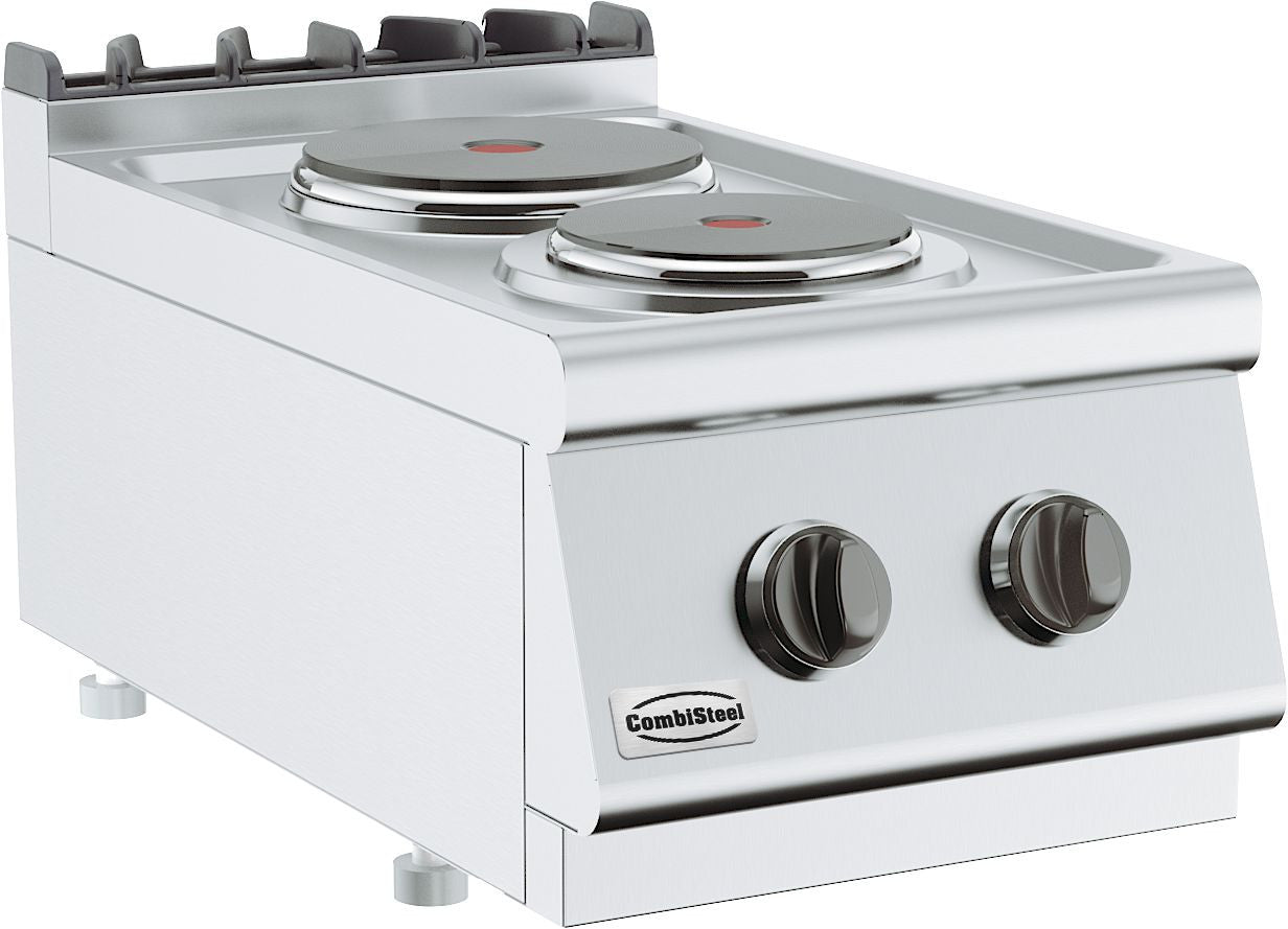 Cuisinière électrique 2 plaques 340x400x700 mm 1 kW Combisteel - vue 2 - Réchaud électrique pro CHR - Cuistéo
