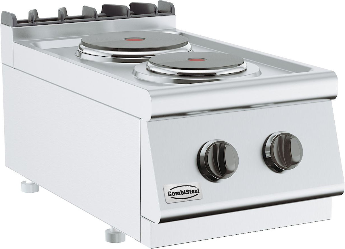 Cuisinière électrique 2 plaques 340x400x700 mm 1 kW Combisteel - vue 2 - Réchaud électrique pro CHR - Cuistéo