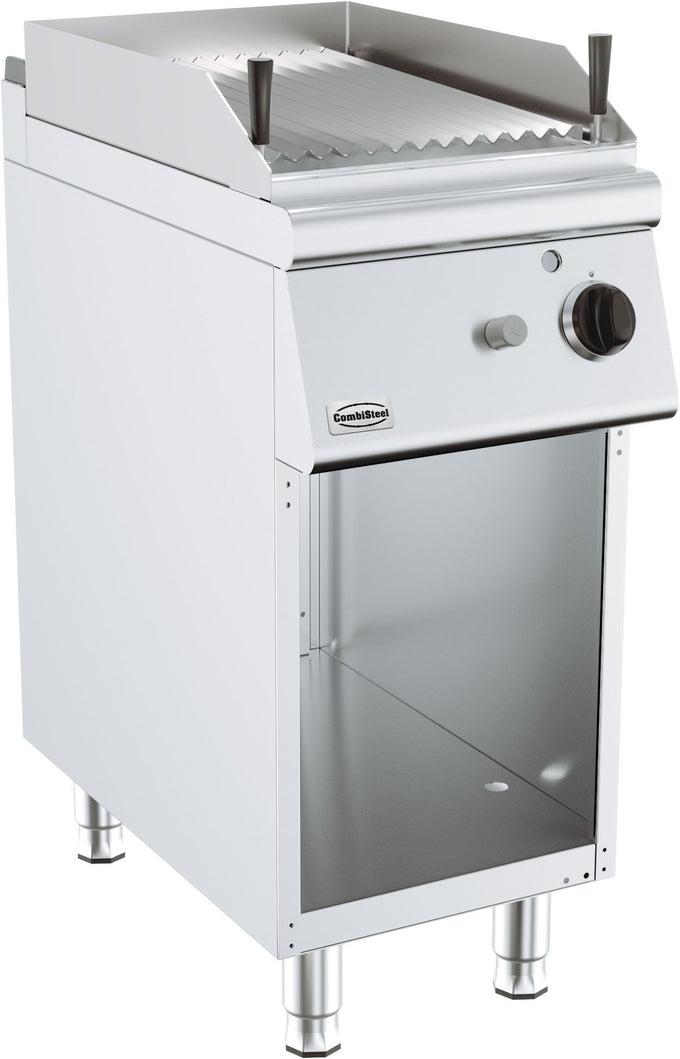 Grill pierre lavique gaz 400x700x900 mm 9 kW Combisteel - vue 2 - Grill pierre de lave pro CHR - Cuistéo