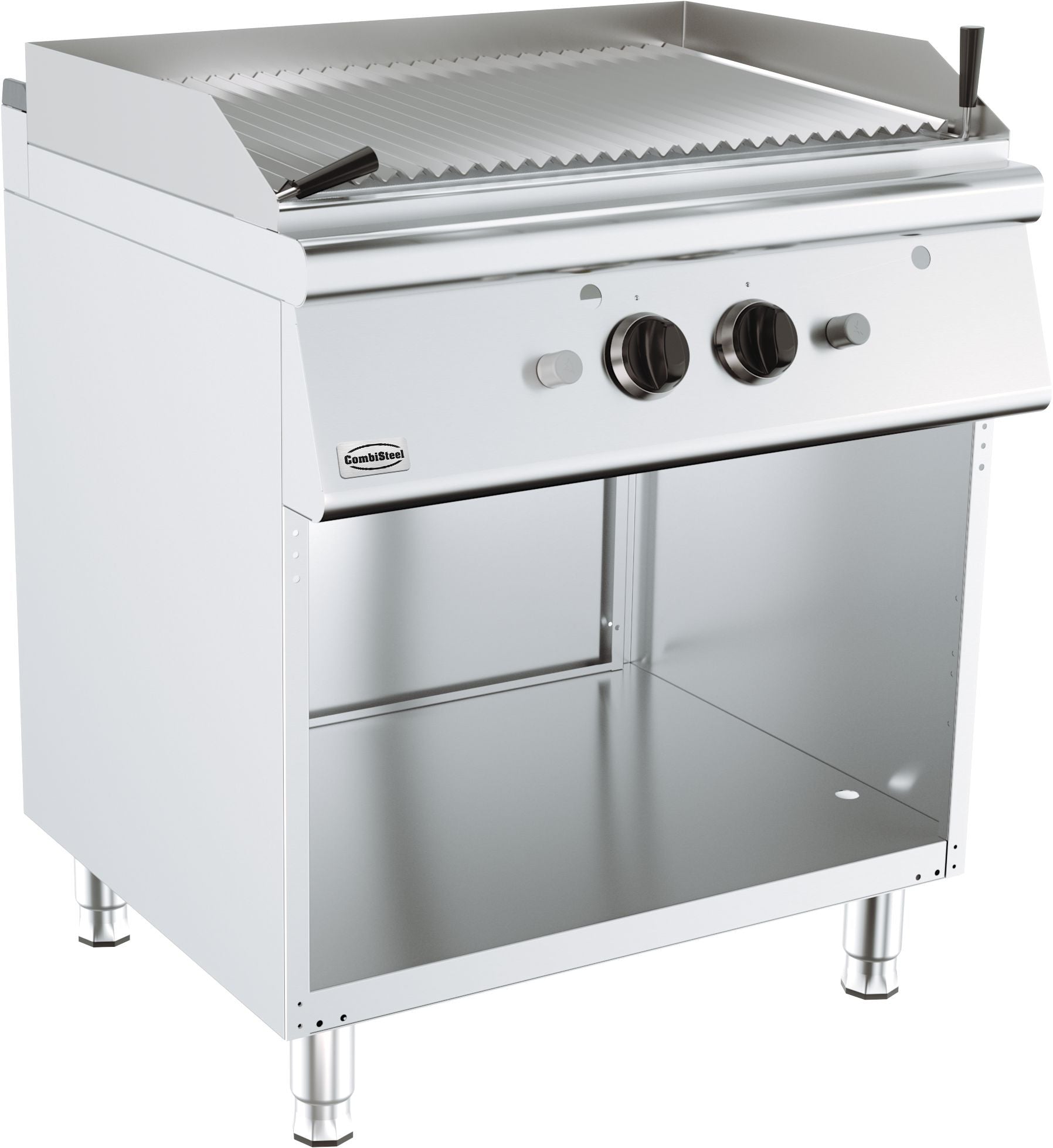 Grill pierre lavique gaz 800x700x900 mm 2 kW Combisteel - vue 2 - Grill pierre de lave pro CHR - Cuistéo