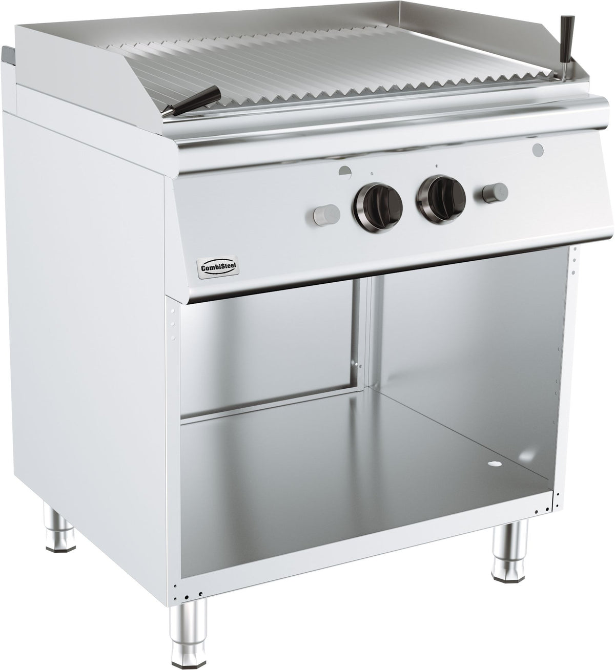 Grill pierre lavique gaz 800x700x900 mm 2 kW Combisteel - vue 2 - Grill pierre de lave pro CHR - Cuistéo