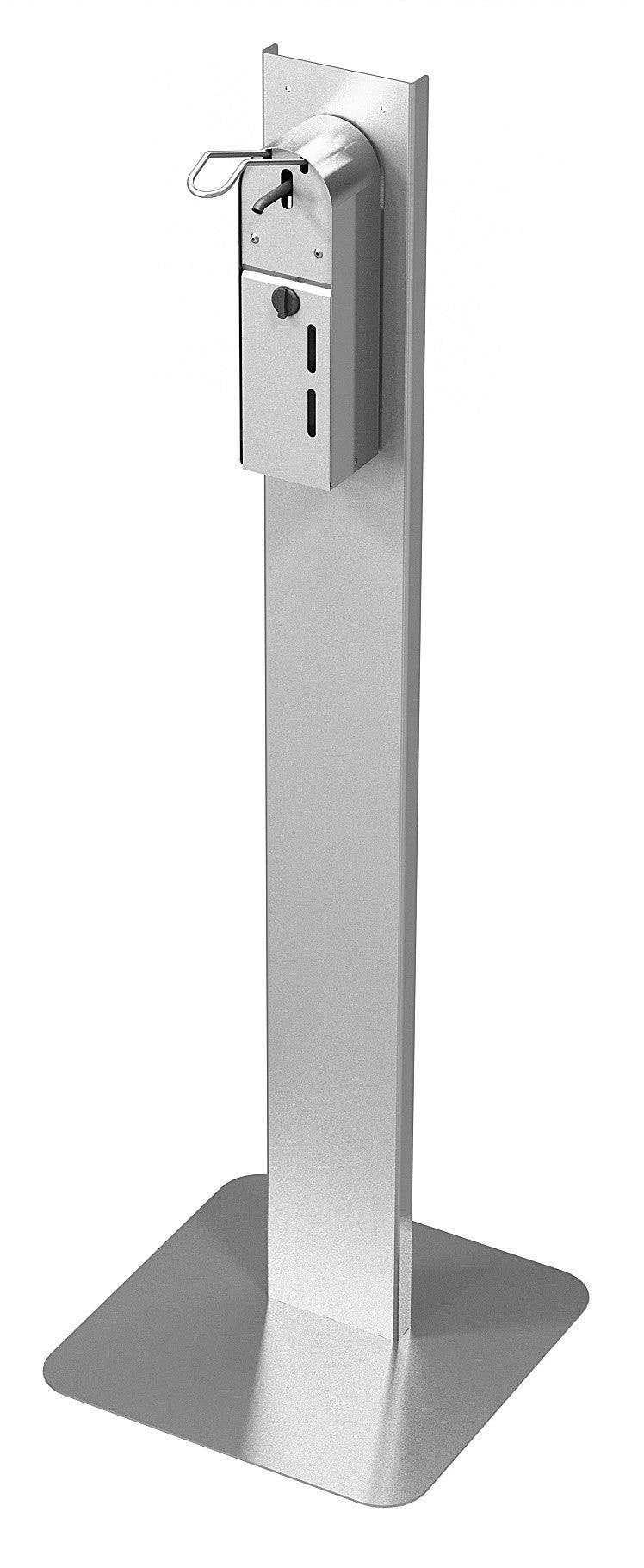 Distributeur de désinfectant et savon sur colonne - commande coudée 160x30x1418 mm Combisteel - vue 5 - Protection Sanitaire pro CHR - Cuistéo