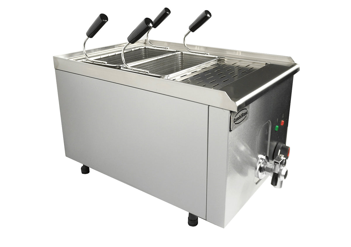 Cuiseurs pour pates paniers inclus 400x680x370 mm 23 L 4.5 kW Combisteel - vue 3 - Cuiseur à Pâtes pro CHR - Cuistéo