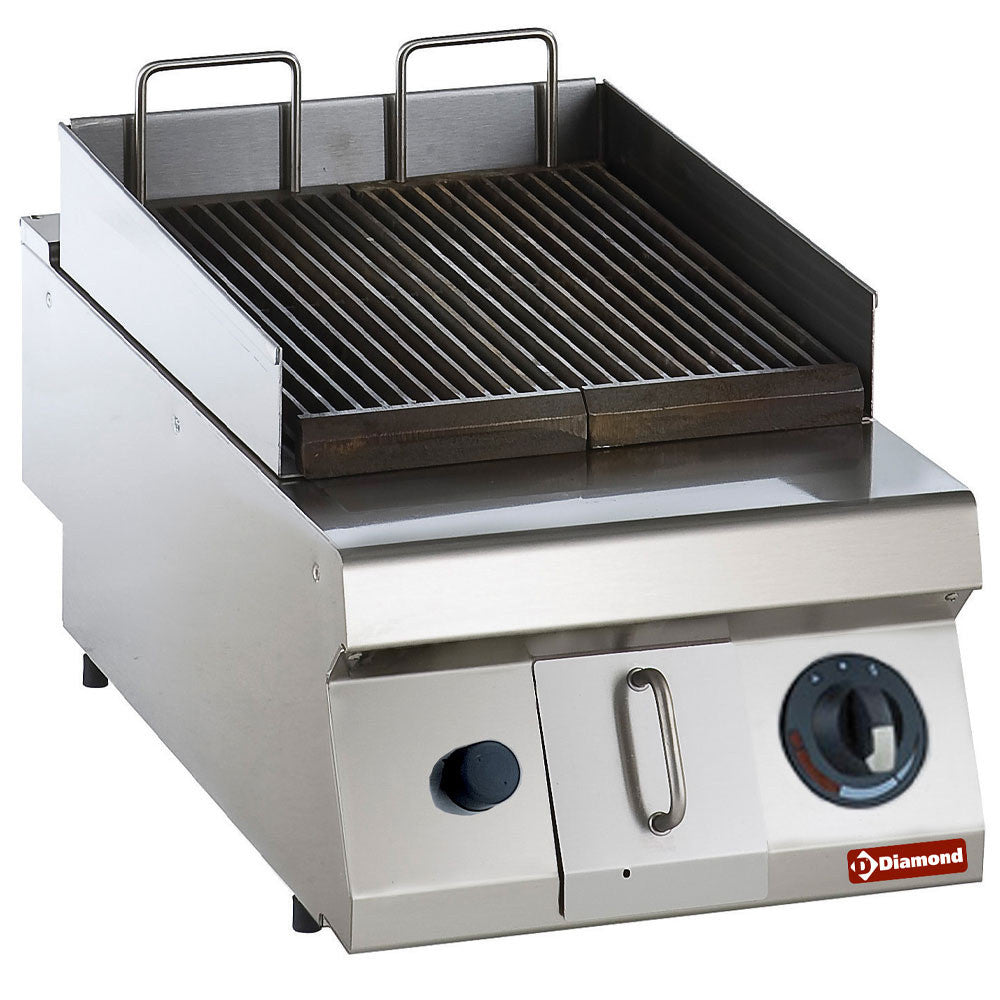 Grill gaz - fonte- 400mm - top - Diamond