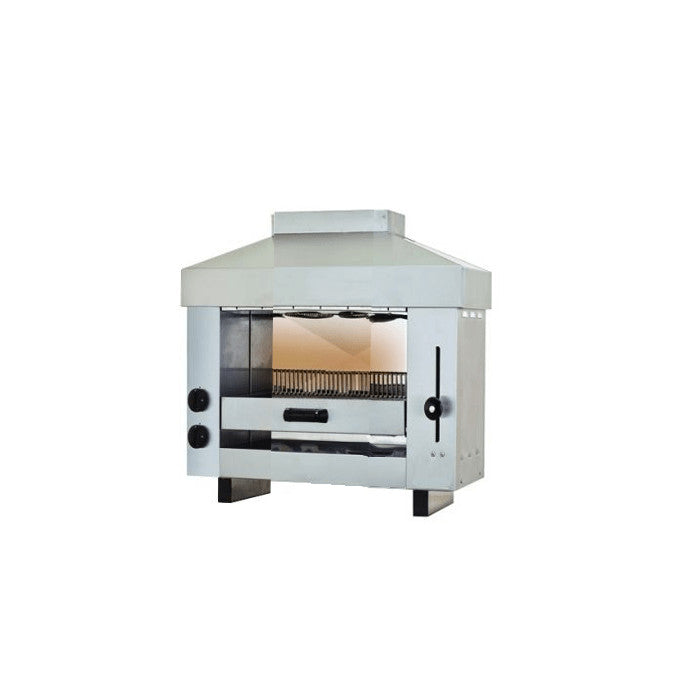 Salamandre de gaz 2 zones de chauffage 650x500x720 mm 3.9 kW Combisteel - vue 2 - Salamandre pro CHR - Cuistéo