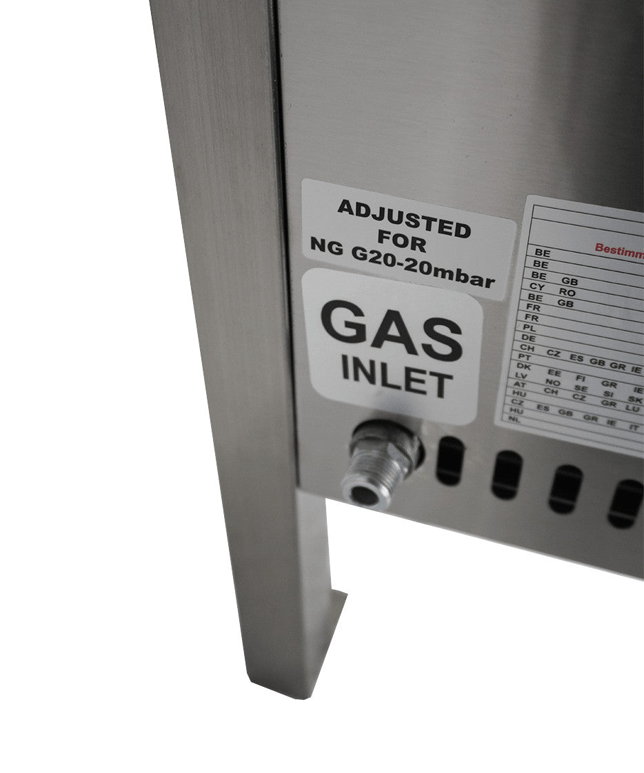 Réchaud à gaz 330x380x650 mm 12 kW Combisteel - vue 9 - Réchaud gaz pro CHR - Cuistéo