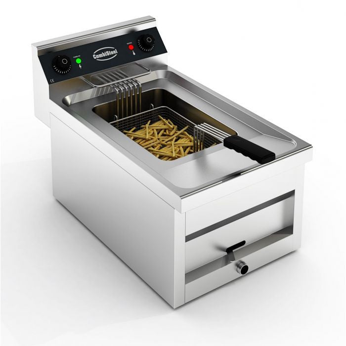 Friteuse posable électrique 1x12l 6kw 6 kW Combisteel - vue 3 - Friteuse à poser électrique pro CHR - Cuistéo