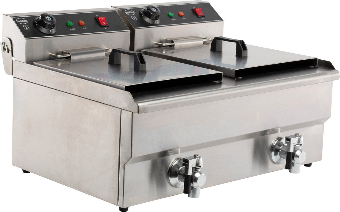 Friteuse posable électrique 2x8 litres 2 kW Combisteel - vue 6 - Friteuse à poser électrique pro CHR - Cuistéo