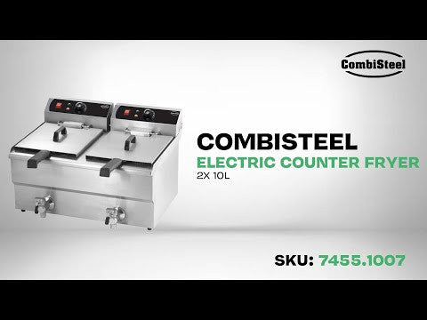 Friteuse posable électrique 2x10 lt 2 L 2 kW Combisteel - vue 7 - Friteuse à poser électrique pro CHR - Cuistéo