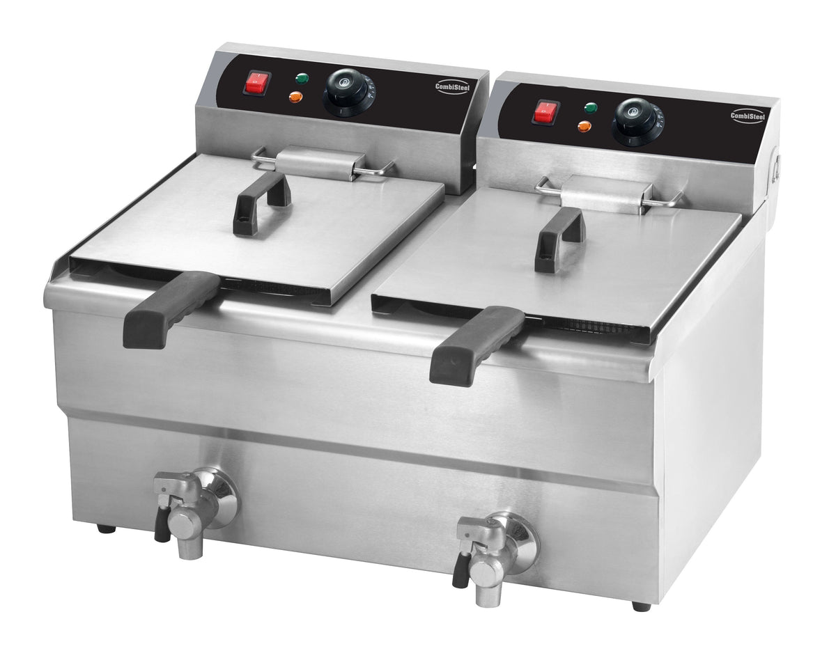 Friteuse posable électrique 2x10 lt 2 L 2 kW Combisteel - vue 8 - Friteuse à poser électrique pro CHR - Cuistéo