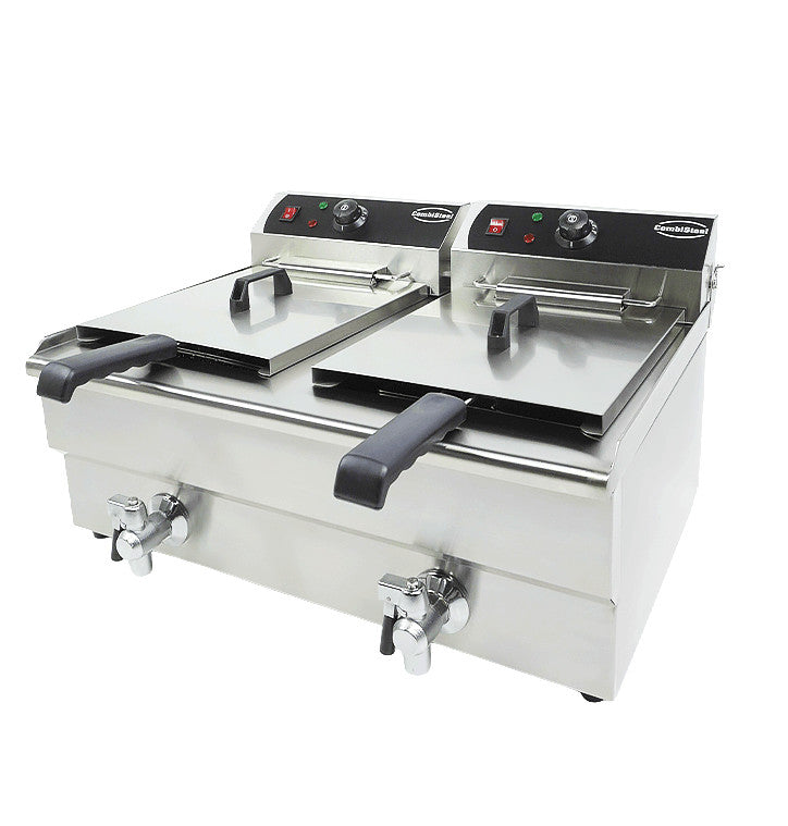 Friteuse posable électrique 2x10 lt 2 L 2 kW Combisteel - vue 9 - Friteuse à poser électrique pro CHR - Cuistéo