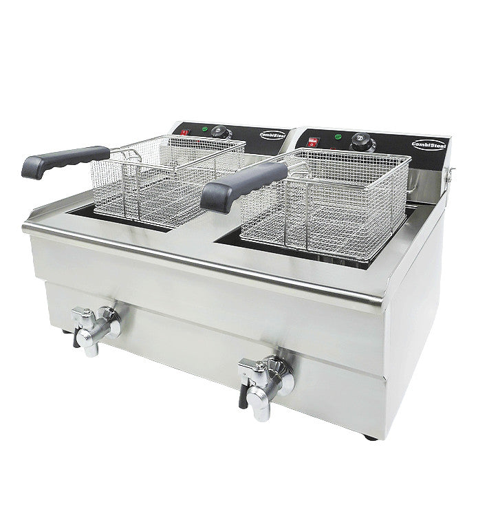 Friteuse posable électrique 2x10 lt 2 L 2 kW Combisteel - vue 10 - Friteuse à poser électrique pro CHR - Cuistéo