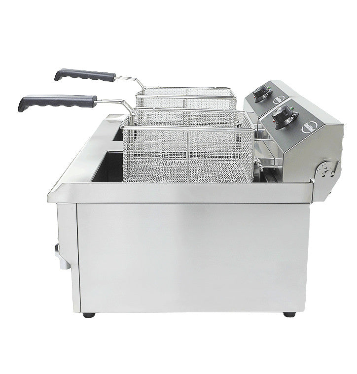 Friteuse posable électrique 2x10 lt 2 L 2 kW Combisteel - vue 14 - Friteuse à poser électrique pro CHR - Cuistéo