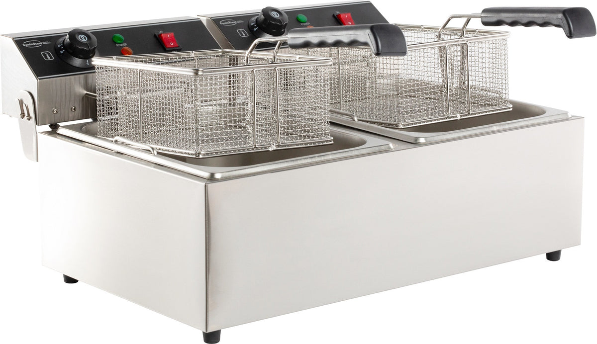Friteuse posable électrique 2x6 litres 2 kW Combisteel - vue 8 - Friteuse à poser électrique pro CHR - Cuistéo