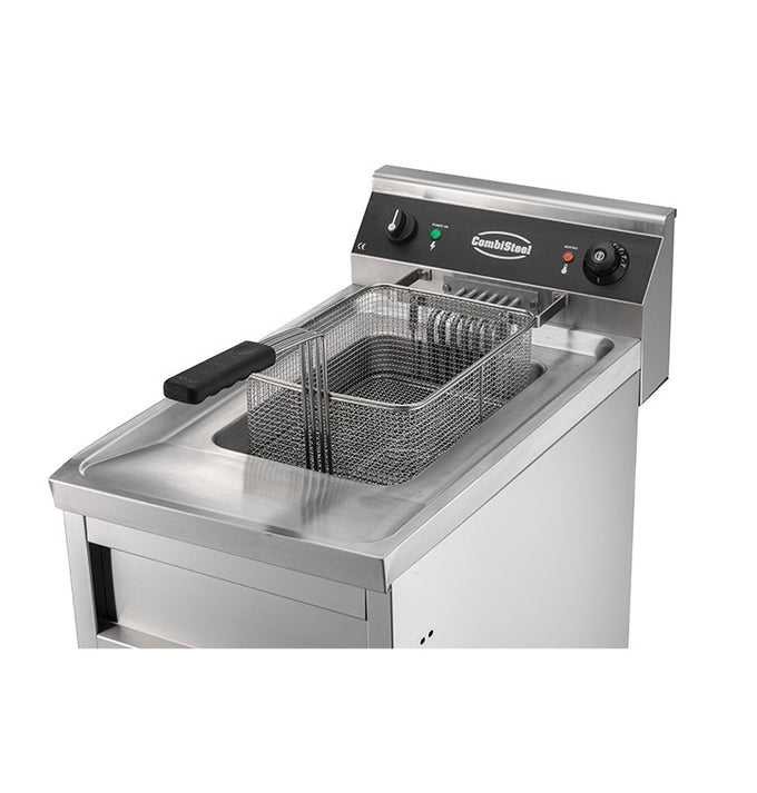 Friteuse électrique 1x12lt - 6kw 12 L 6 kW Combisteel - vue 7 - Friteuse sur meuble électrique pro CHR - Cuistéo