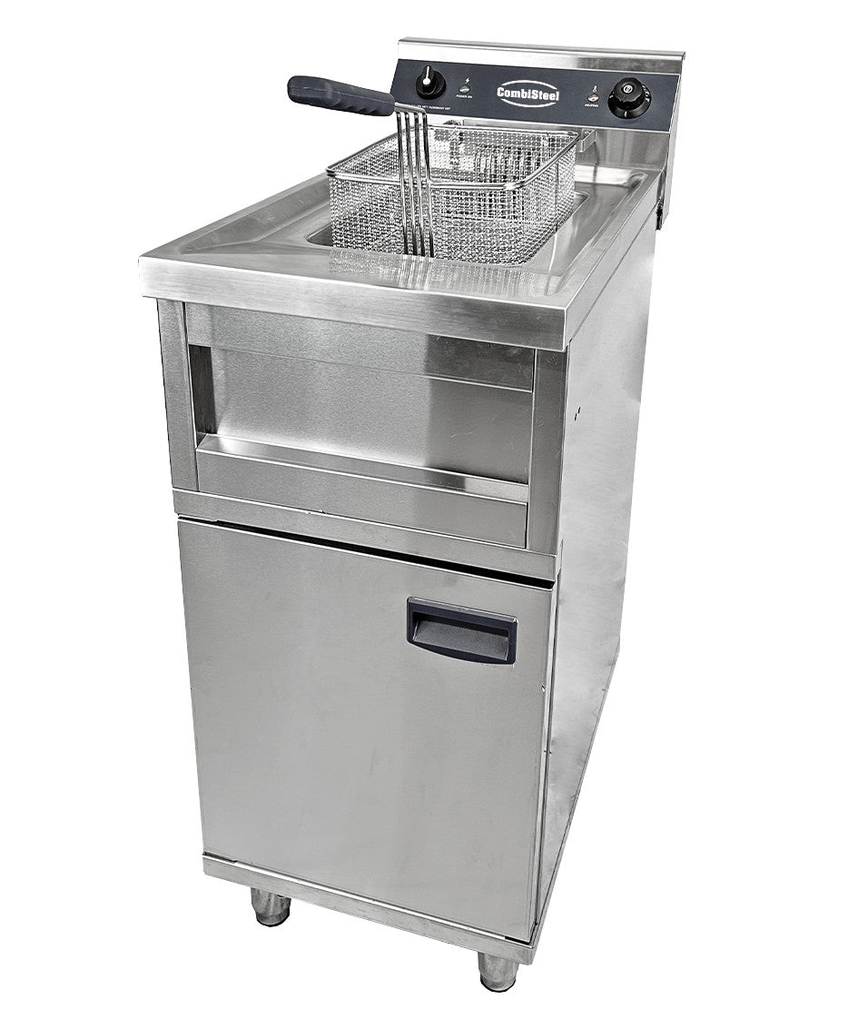 Friteuse électrique professionnelle - 12L - 9 kW 400x700x850 mm Combisteel - vue 4 - Friteuse sur meuble électrique pro CHR - Cuistéo
