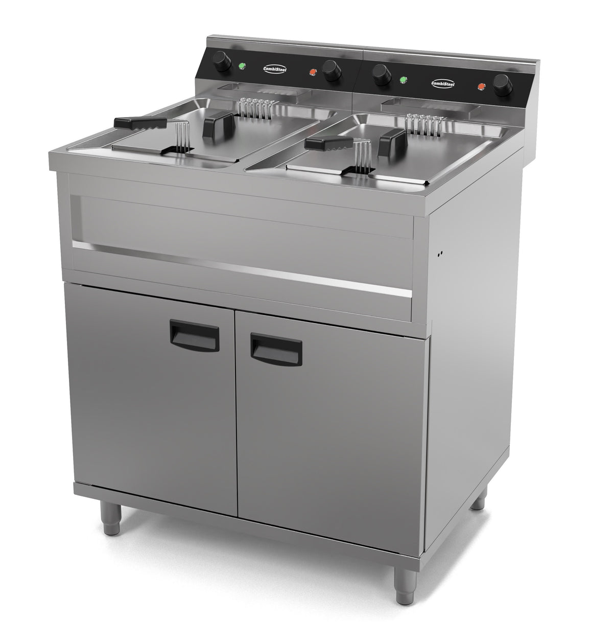 Friteuse électrique 2x12lt - 2x9kw 2 L 2 kW Combisteel - vue 4 - Friteuse sur meuble électrique pro CHR - Cuistéo