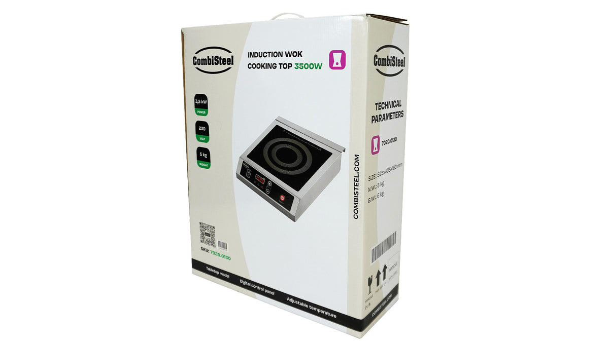 Plaque induction 3500w 460x250x650 mm 0.5 kW Combisteel - vue 6 - Réchaud induction pro CHR - Cuistéo