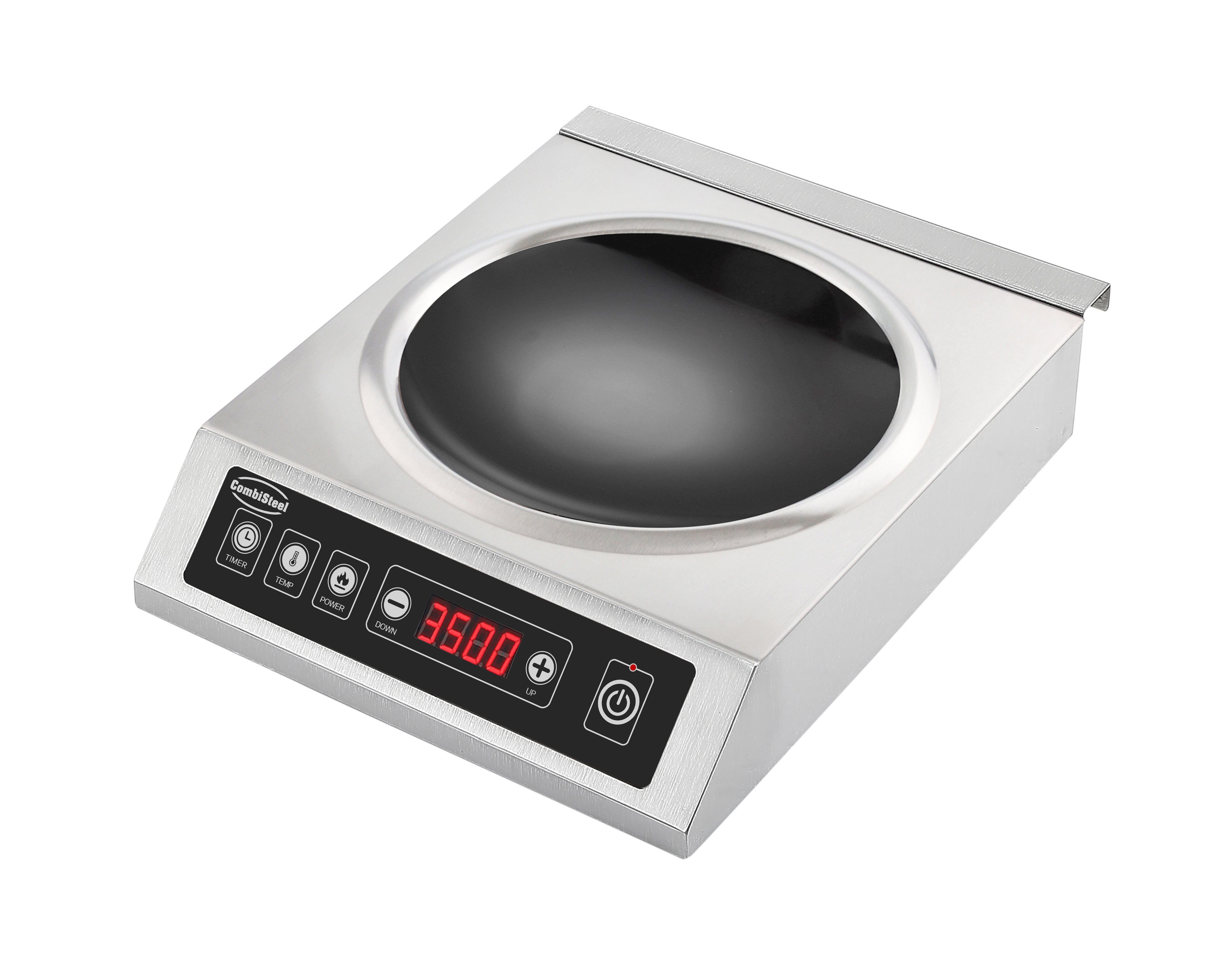 Wok plaque induction 450x600x290 mm 0.5 kW Combisteel - vue 2 - Réchaud wok pro CHR - Cuistéo