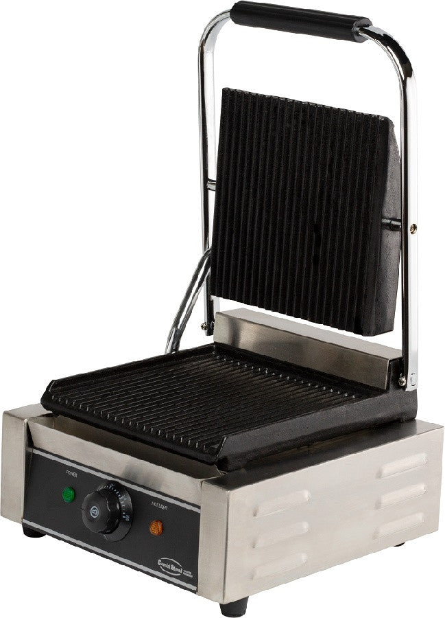 Grill de contact profondeur 410 mm plaque nervurée 1.8 kW Combisteel - vue 7 - Grill panini pro CHR - Cuistéo