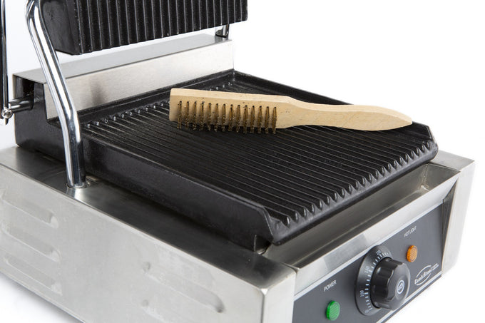 Grill de contact profondeur 410 mm plaque nervurée 1.8 kW Combisteel - vue 8 - Grill panini pro CHR - Cuistéo