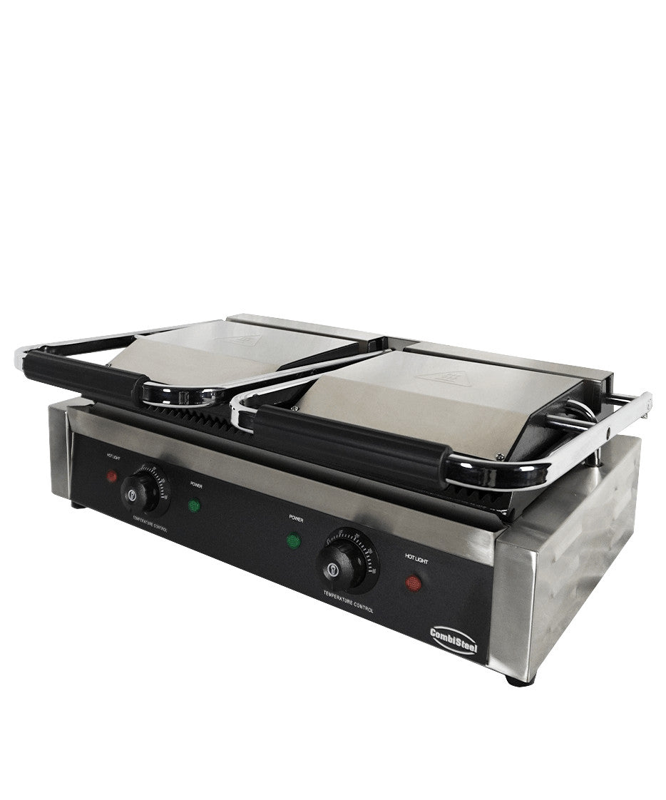 Grill de contact plaque nervurée 580x410x190 mm 3.6 kW Combisteel - vue 7 - Grill panini pro CHR - Cuistéo