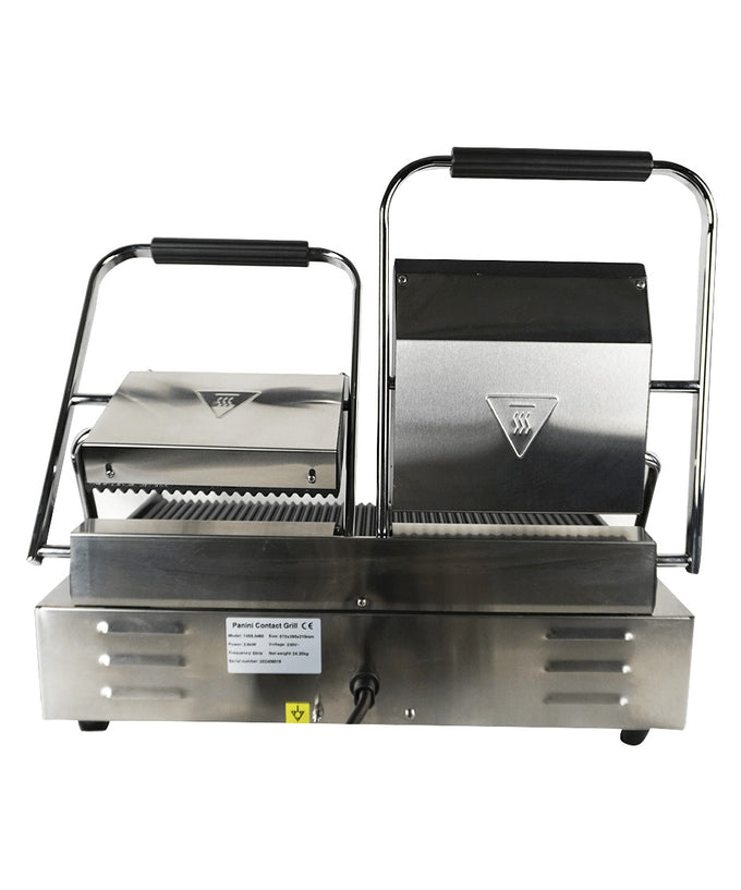 Grill de contact plaque nervurée 580x410x190 mm 3.6 kW Combisteel - vue 11 - Grill panini pro CHR - Cuistéo