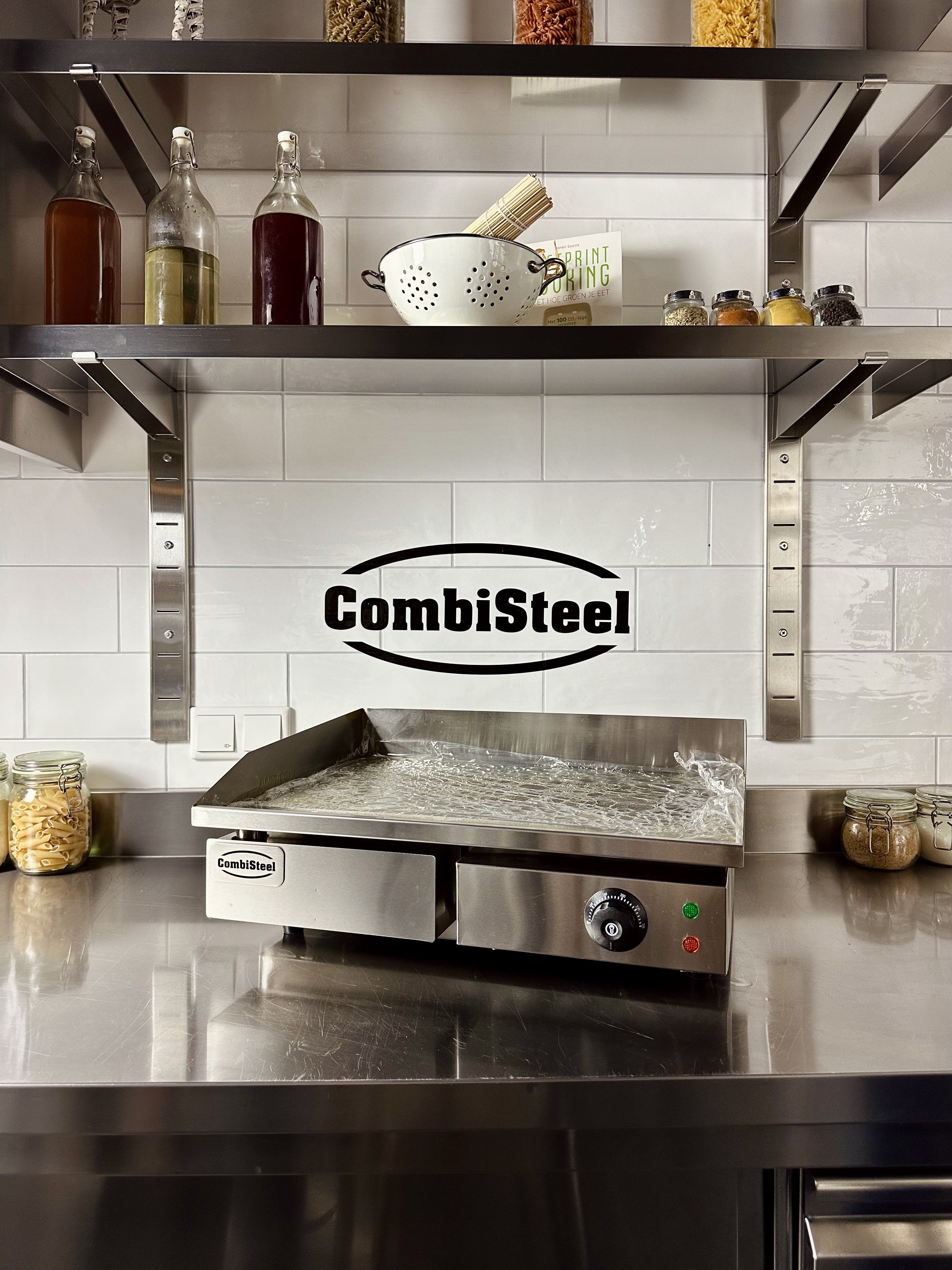 Plaque grill électrique avec plaque lisse 730x510x230 mm 3.5 kW Combisteel - vue 5 - Plancha électrique pro CHR - Cuistéo