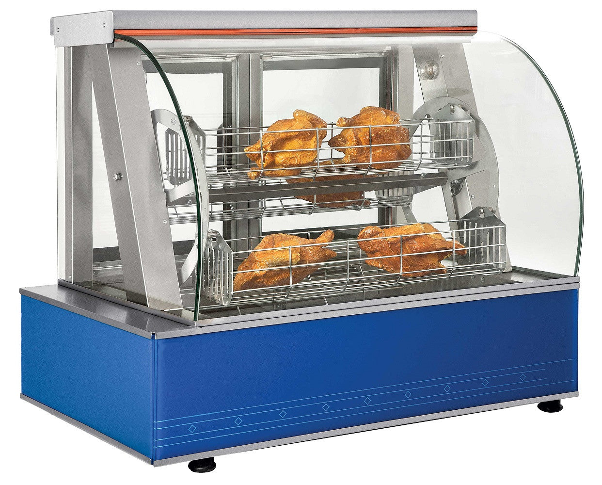 Rôtissoire électrique 4 broches 16 - 20 poulets 940x590x790 mm 16 L 5.4 kW Combisteel - vue 4 - Rôtissoire électrique pro CHR - Cuistéo