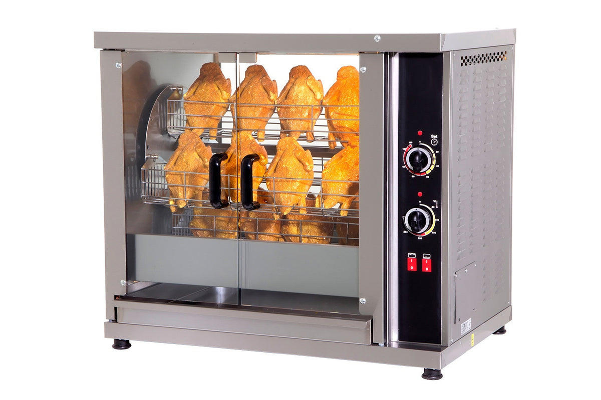 Rôtissoire électrique 3 broches 16 - 20 poulets 1020x640x830 mm 16 L 5.4 kW Combisteel - vue 4 - Rôtissoire électrique pro CHR - Cuistéo