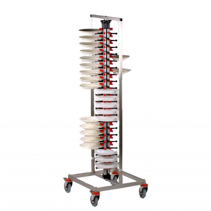 Porte-assiettes-dressées trolley 84 600x600x1860 mm Combisteel - vue 2 - Chariot à assiettes pro CHR - Cuistéo