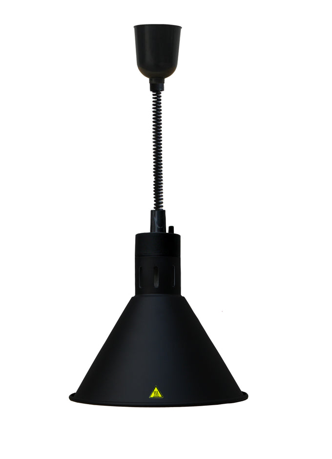 Lampe chauffante noir diamètre 275 mm 0.25 kW Combisteel - vue 3 - Lampe chauffante pro CHR - Cuistéo