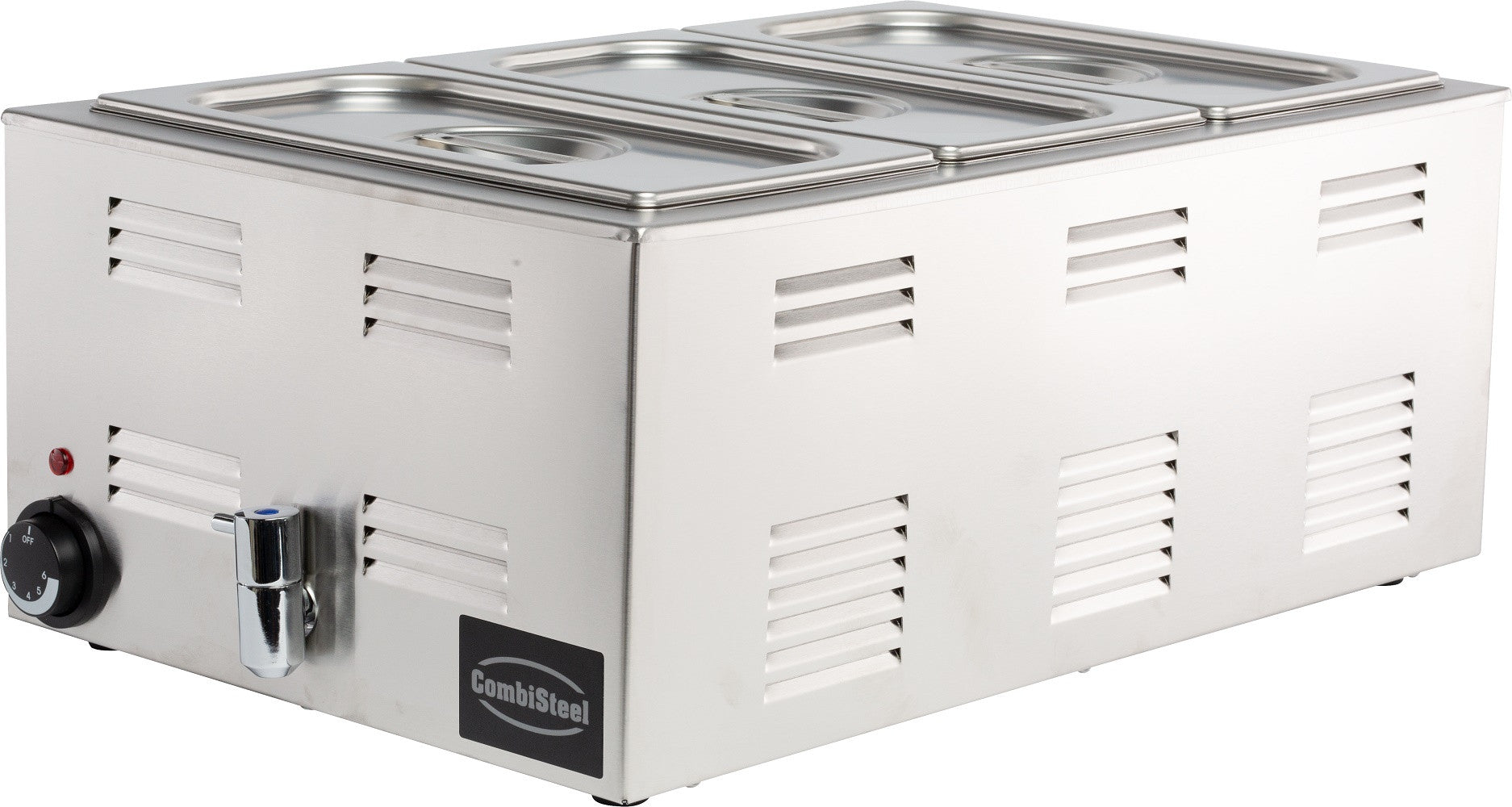 Bain-marie avec robinet de vidange 538x336x243 mm 1.2 kW Combisteel - vue 10 - Bain-marie pro CHR - Cuistéo