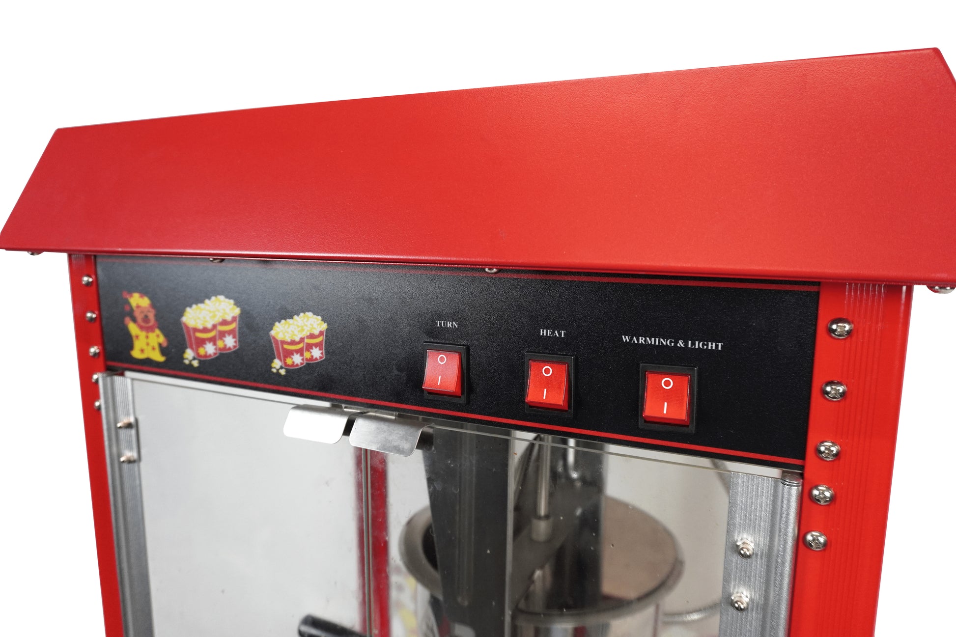 Appareil popcorn roulettes inclues 560x417x1560 mm 1.35 kW Combisteel - vue 4 - Machine popcorn / barbe à papa pro CHR - Cuistéo