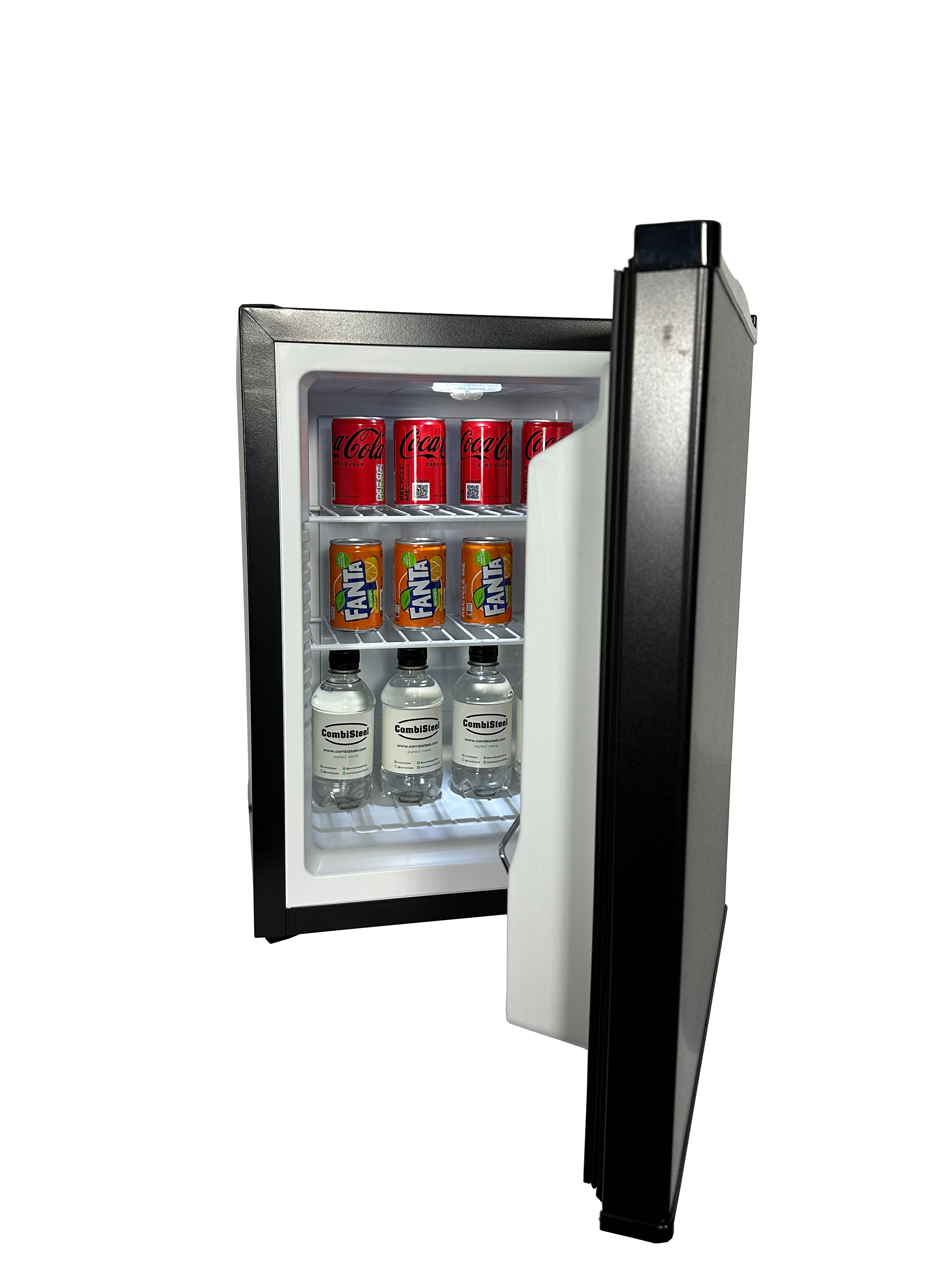 Minibar 40L Peltier Noir 1 porte -2/+8°C 33dB 405x443x545mm 0.06 kW Combisteel - vue 14 - Mini armoire réfrigérée pro CHR - Cuistéo