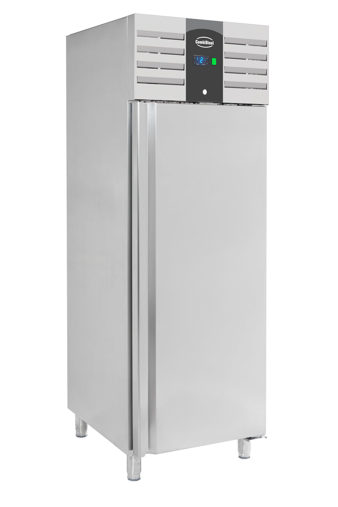 Réfrigérateur professionnel inox 1 porte 650L avec refroidissement renforcé 740x830x2010 mm 0.45 kW Combisteel - vue 3 - Armoire réfrigérée positive pro CHR - Cuistéo