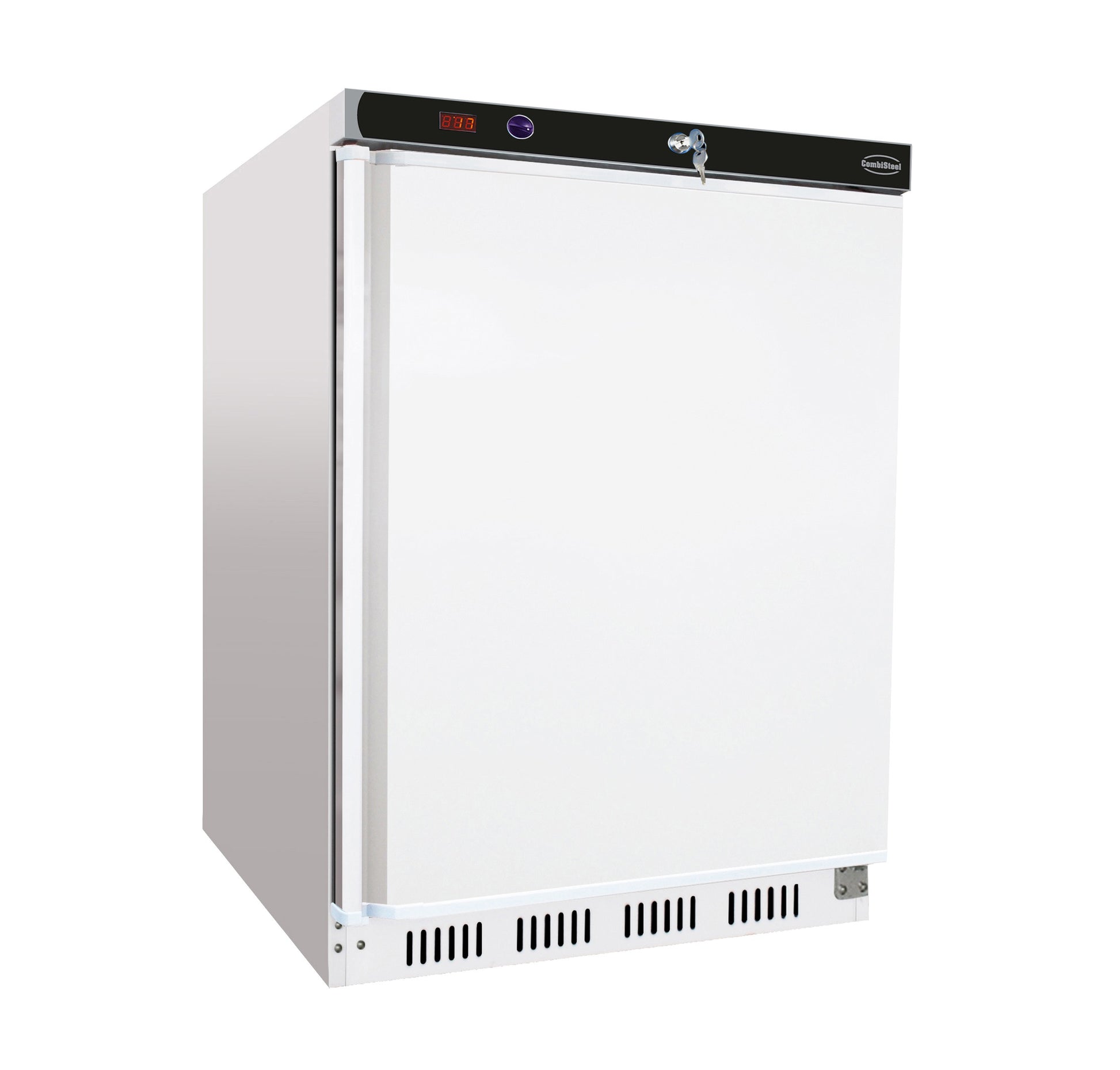 Réfrigérateur professionnel 1 porte 130L blanc - Refroidissement statique avec ventilateur 600x585x855 mm 0.15 kW Combisteel - vue 3 - Mini armoire réfrigérée pro CHR - Cuistéo