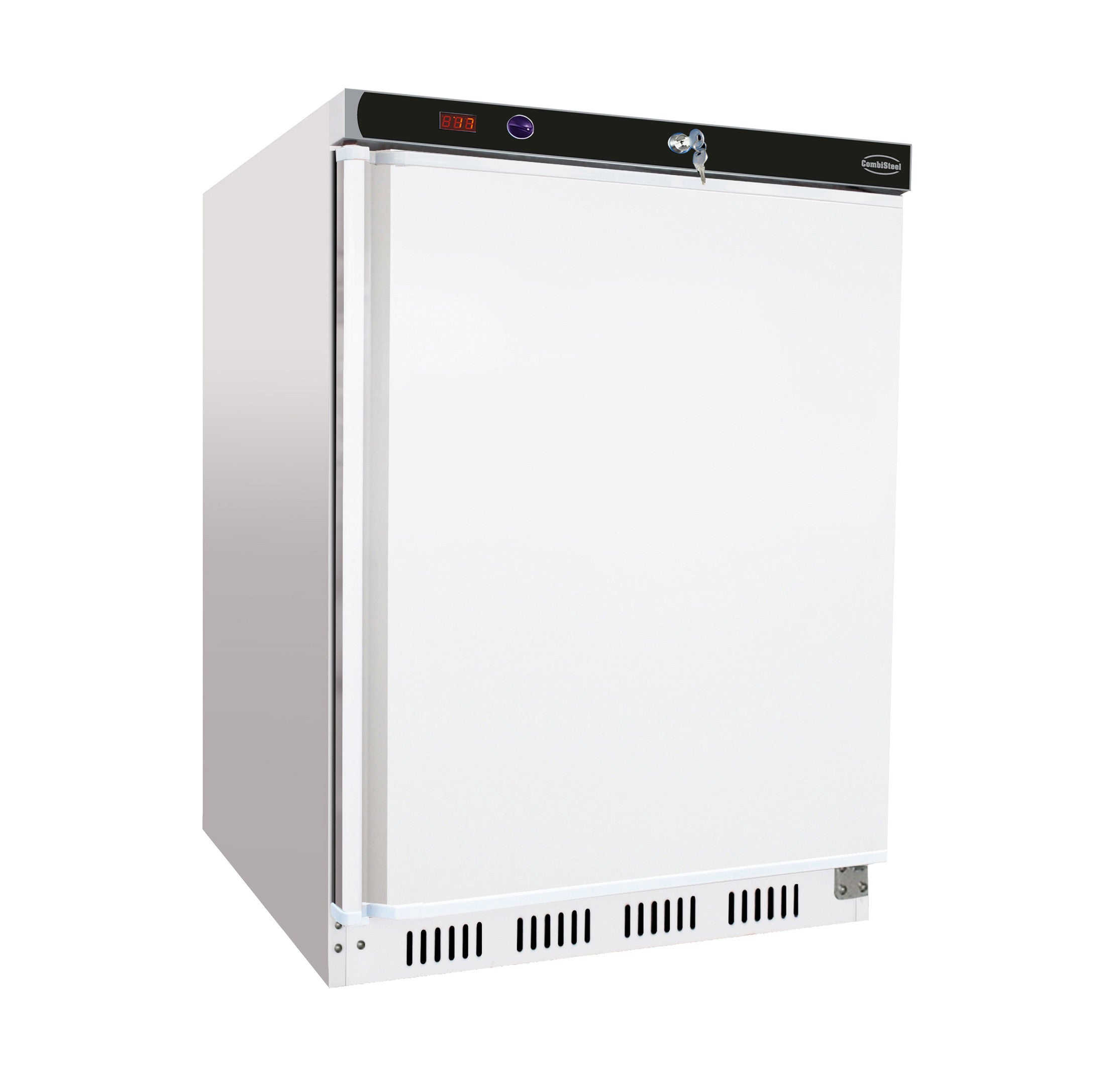 Réfrigérateur professionnel 1 porte 130L blanc - Refroidissement statique avec ventilateur 600x585x855 mm 0.15 kW Combisteel - vue 3 - Mini armoire réfrigérée pro CHR - Cuistéo