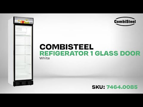 Réfrigérateur 1 porte en verre 382L éclairage LED statique avec ventilateur 217 bouteilles 595x650x2000 mm 0.36 kW Combisteel - vue 16 - Armoire réfrigérée positive pro CHR - Cuistéo