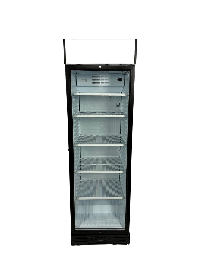 Réfrigérateur 1 porte en verre 382L LED statique avec ventilateur 217 bouteilles 595x650x2000 mm 0.36 kW Combisteel - vue 5 - Armoire réfrigérée positive pro CHR - Cuistéo