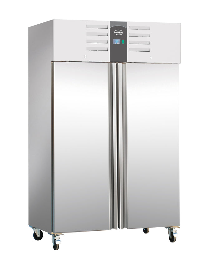 Réfrigérateur professionnel 1200L 2 portes -2/+8°C 6 grilles GN 2/1 Inox éco-énergétique avec dégivrage automatique 0.6 kW Combisteel - vue 5 - Armoire réfrigérée positive pro CHR - Cuistéo