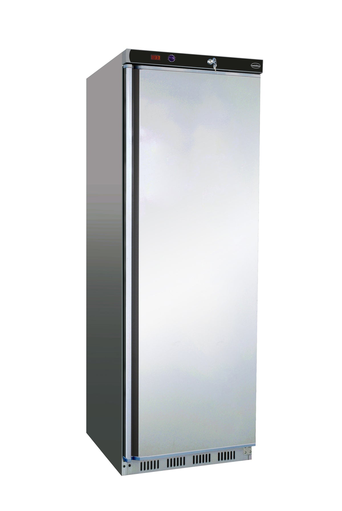 Réfrigérateur inox 1 porte 350L avec refroidissement statique verrouillable et porte réversible 600x585x1850 mm 0.185 kW Combisteel - vue 3 - Armoire réfrigérée positive pro CHR - Cuistéo