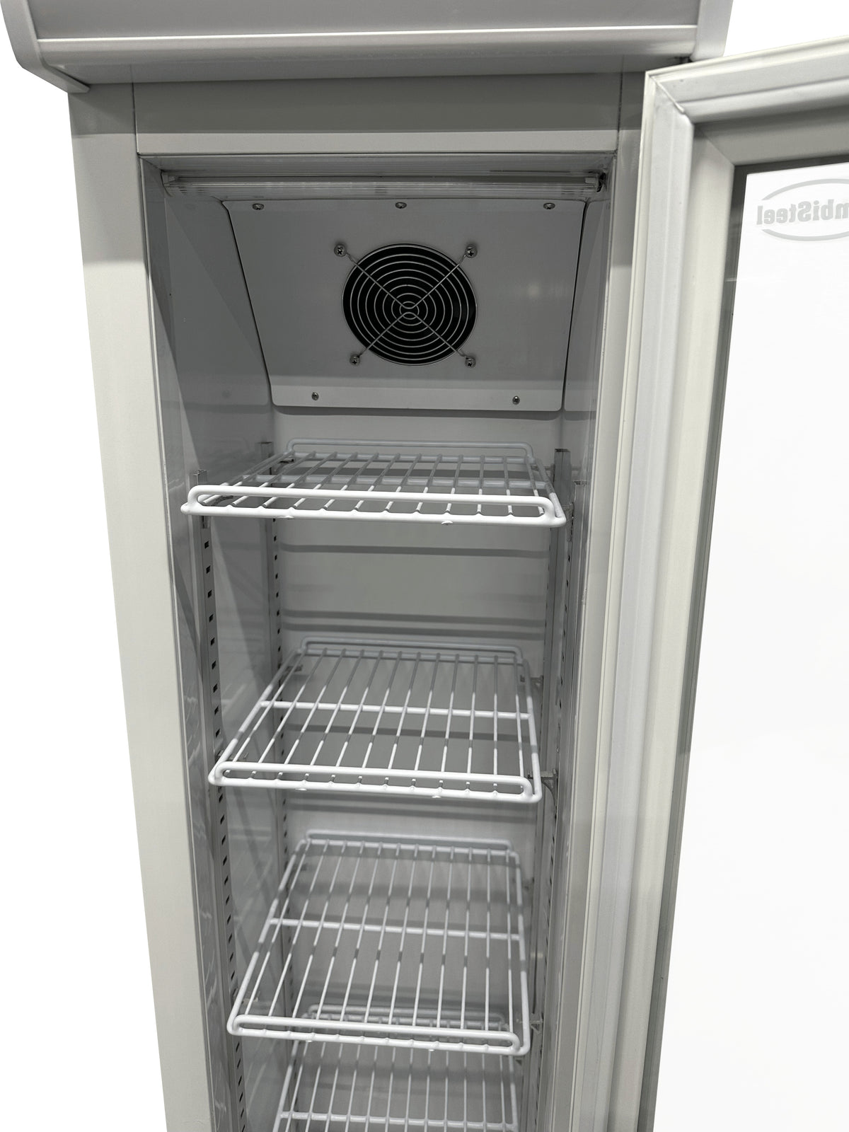 Frigo vitré étroit 105L - +1/+10°C - 4 grilles - LED - Blanc - Compact et verrouillable 360x422x1880 mm 0.14 kW Combisteel - vue 15 - Armoire réfrigérée positive pro CHR - Cuistéo