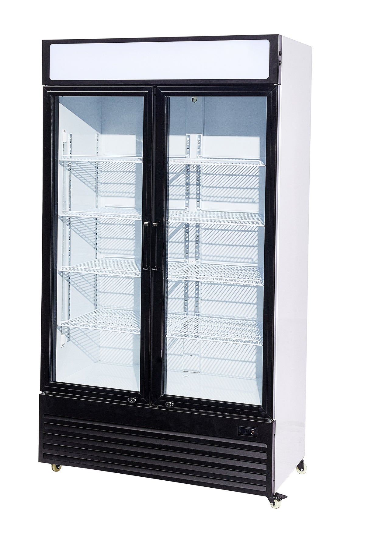 Réfrigérateur 2 portes 750L en verre LED refroidissement statique R290 1120mm 0.33 kW Combisteel - vue 5 - Armoire réfrigérée positive pro CHR - Cuistéo