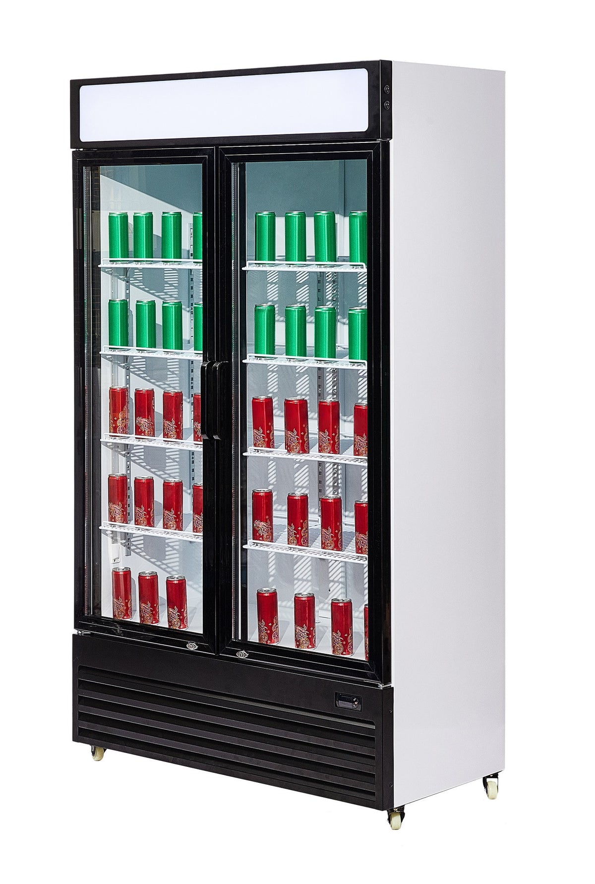 Réfrigérateur 2 portes 750L en verre LED refroidissement statique R290 1120mm 0.33 kW Combisteel - vue 10 - Armoire réfrigérée positive pro CHR - Cuistéo