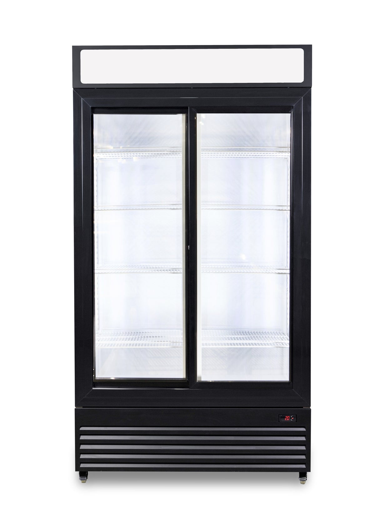 Réfrigérateur 2 portes en verre 750L avec éclairage LED - Refroidissement renforcé 1120x610x1965 mm 0.33 kW Combisteel - vue 4 - Armoire réfrigérée positive pro CHR - Cuistéo