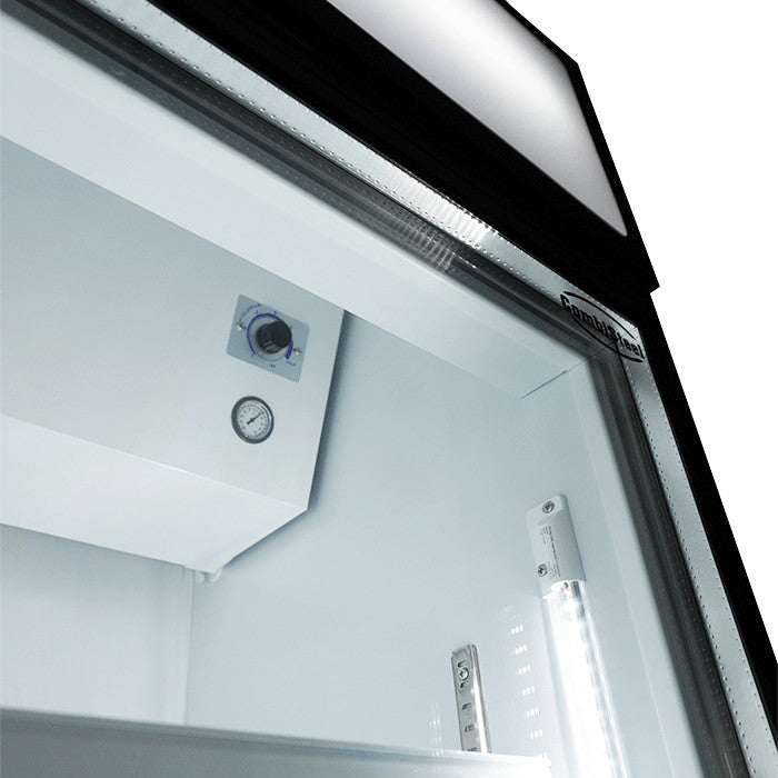 Réfrigérateur 3 portes en verre 1065L acier LED refroidissement statique 180kg 1600x610x1973 mm 0.555 kW Combisteel - vue 11 - Armoire réfrigérée positive pro CHR - Cuistéo