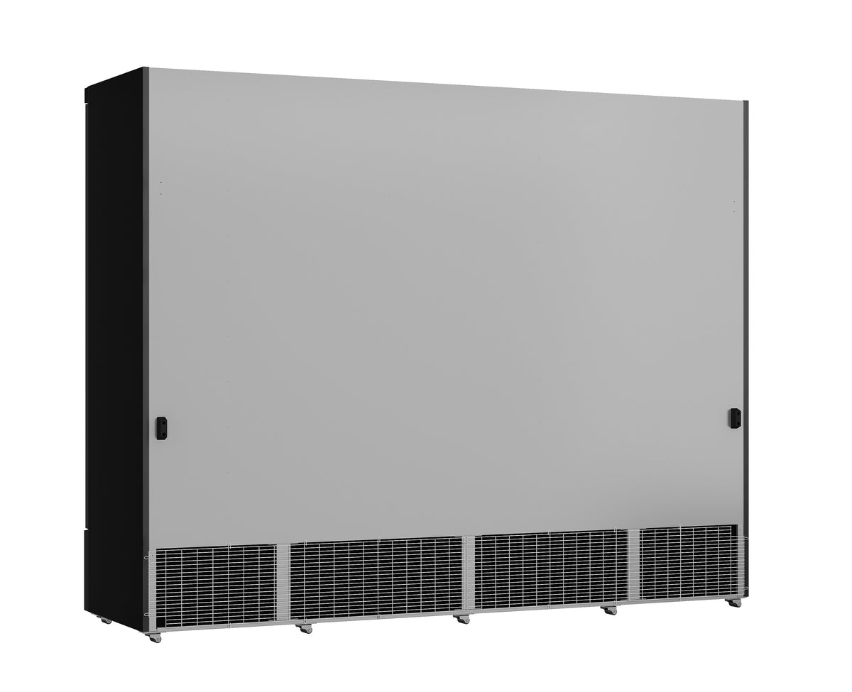 Réfrigérateur 4 portes noir 2025L acier 230V refroidissement renforcé 20 grilles 400kg 2508x710x1997 mm 0.66 kW Combisteel - vue 5 - Armoire réfrigérée positive pro CHR - Cuistéo