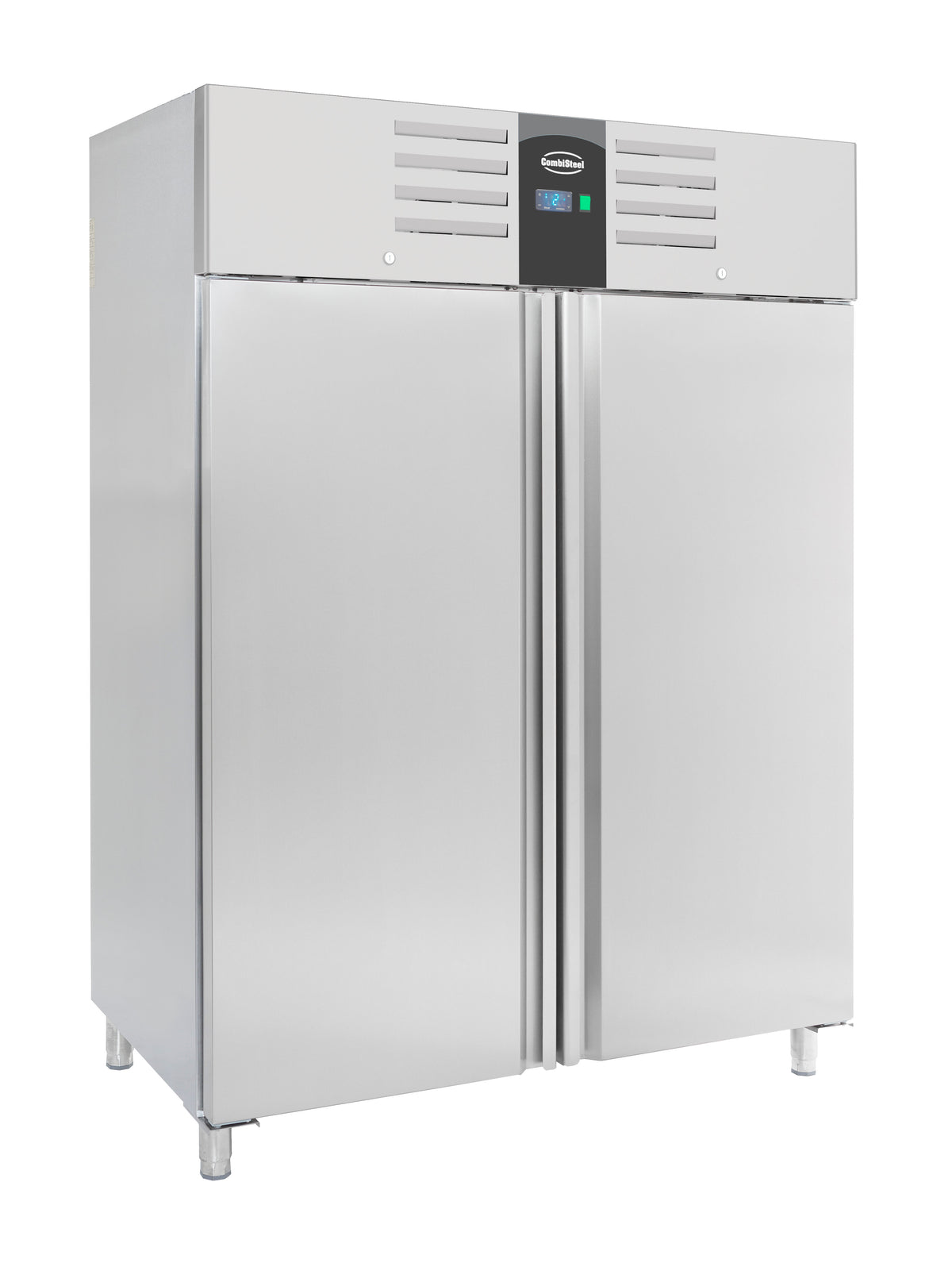 Congélateur inox 2 portes 1410L -18/-22°C 200kg - Acier 18/8 statique 1480x830x2010 mm 1 kW Combisteel - vue 3 - Armoire réfrigérée négative pro CHR - Cuistéo